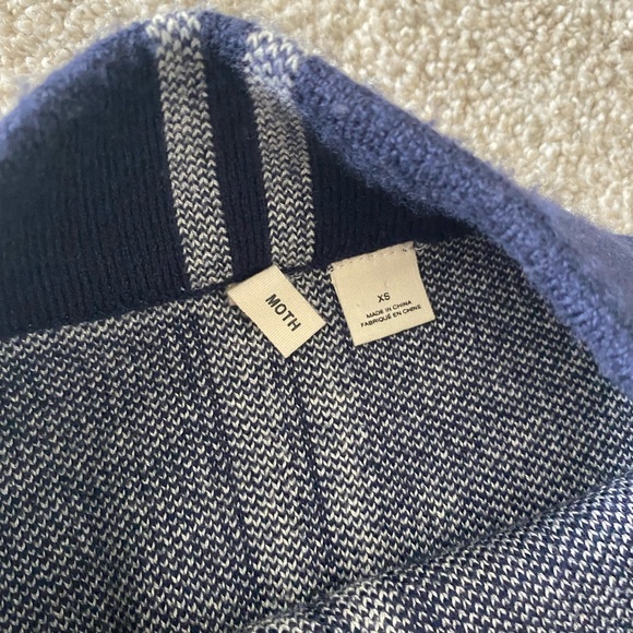 Anthropologie Moth Windowpane Sweater Tunic - Picture 3 of 3